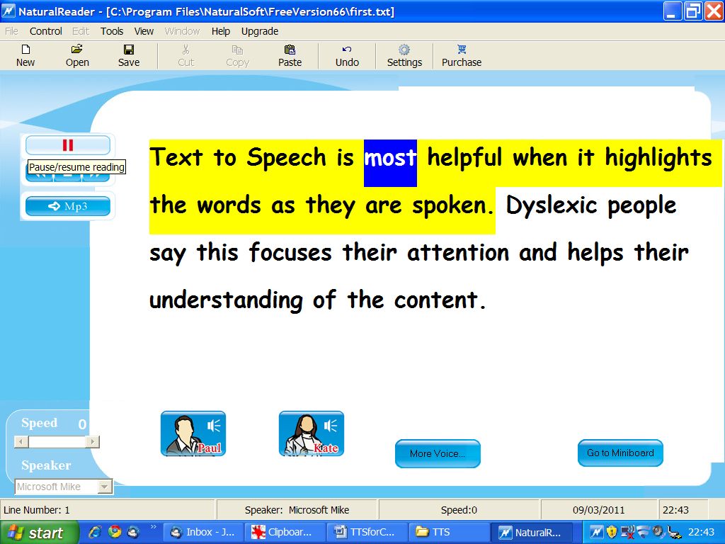 from text to speech