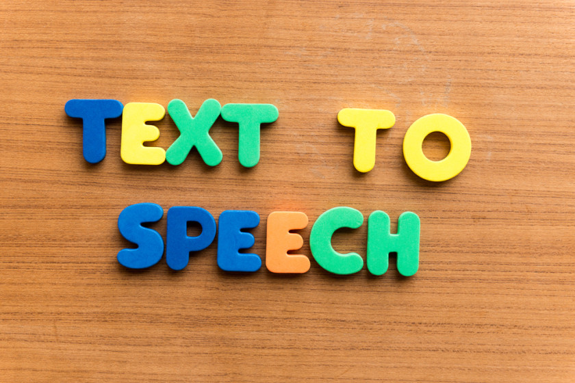 from text to speech